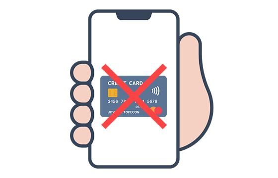 ebookjapanはクレジットカードの登録は不要でお支払いも可能